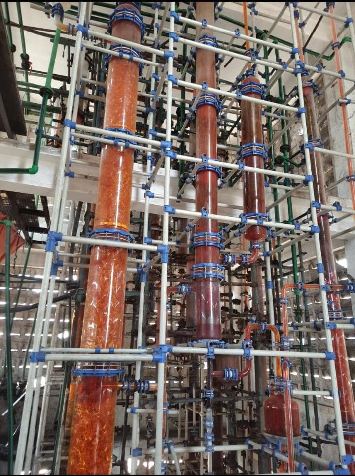Double Distillation Unit with purity as per International Standards.